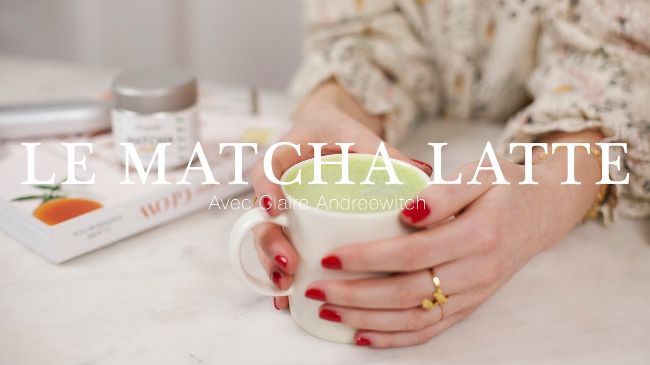 Le matcha latte en 30 sec chrono