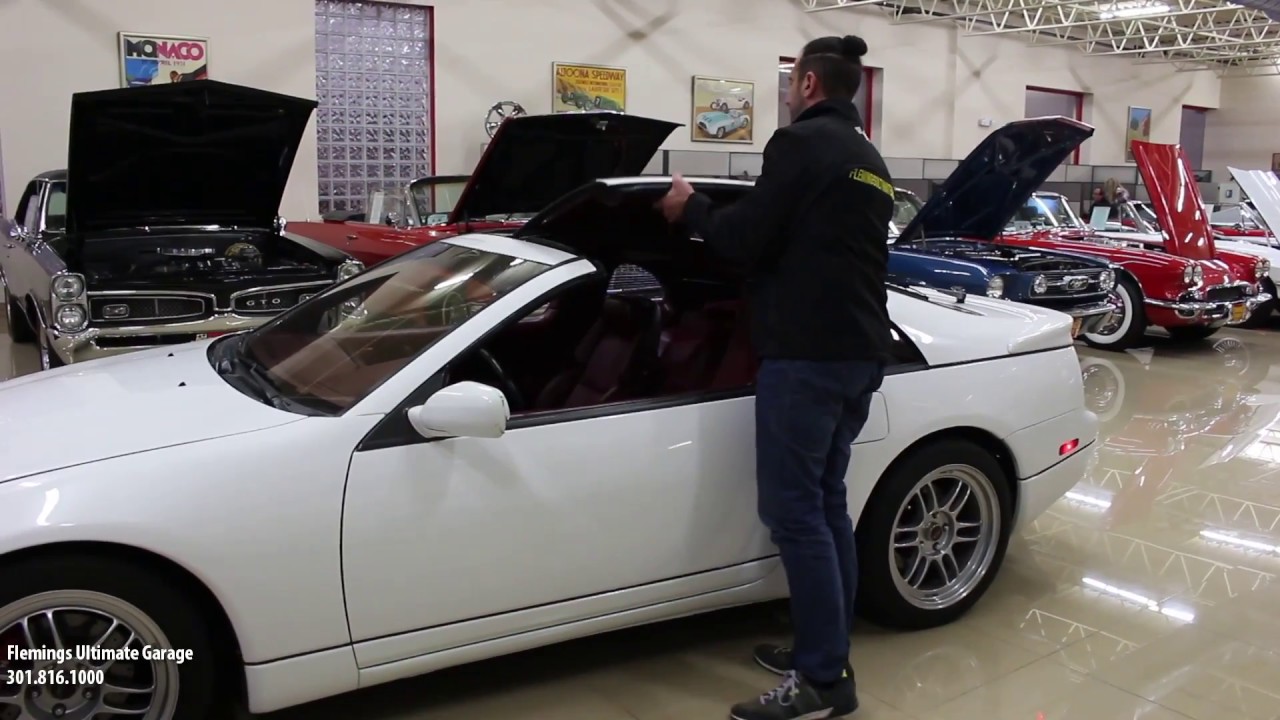 90 Nissan 300zx Twin Turbo Z32 for sale with test drive, driving sounds, and walk through video