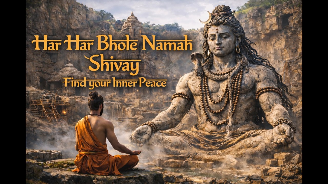 Har Har Bhole Namah Shivay | Deep Meditation Shiva Mantra for Peace, Healing & Positive Energy
