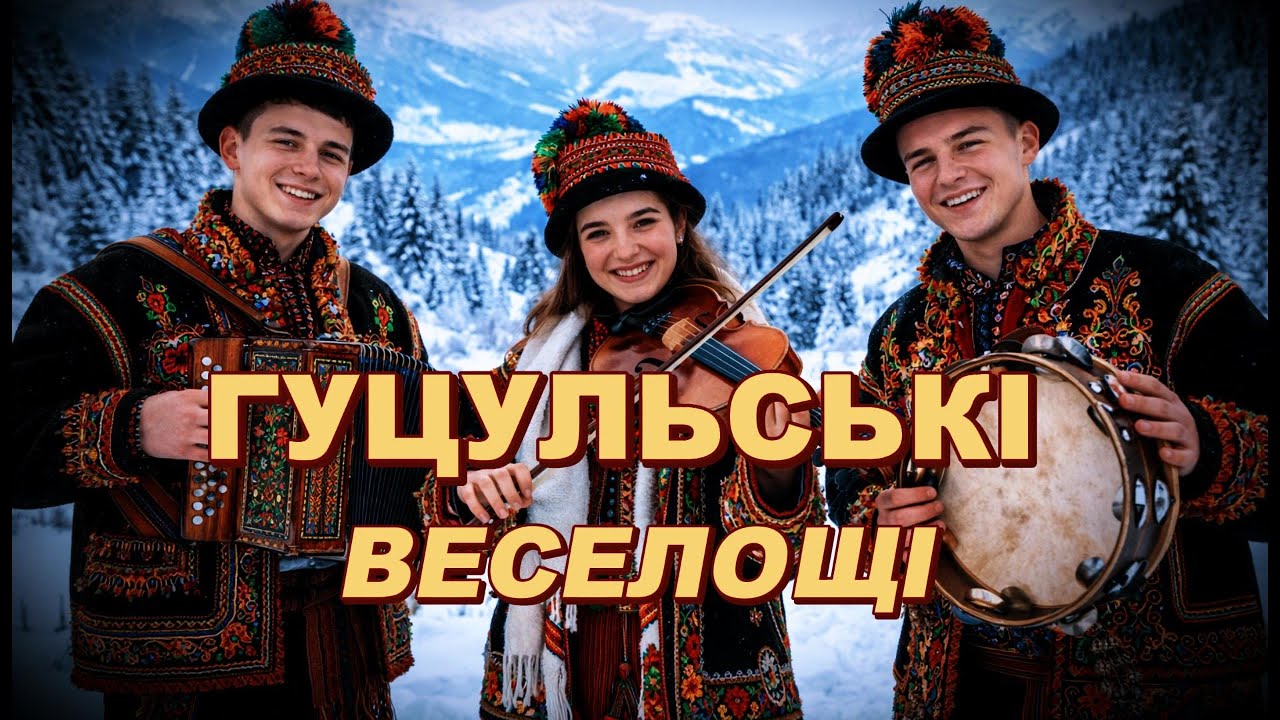 Гуцульські веселощі | Веселі українські народні пісні | Folk Збірка пісень