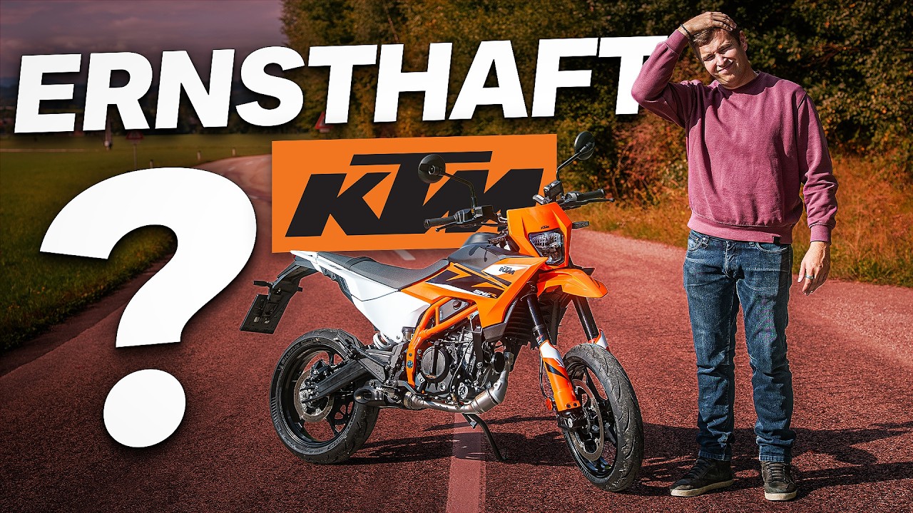 KTM 125 SMC R 2025 125CCM ERSTE MOTORRAD FAHRT!