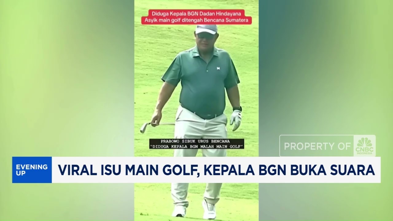 Viral Isu Main Golf, Kepala BGN Buka Suara