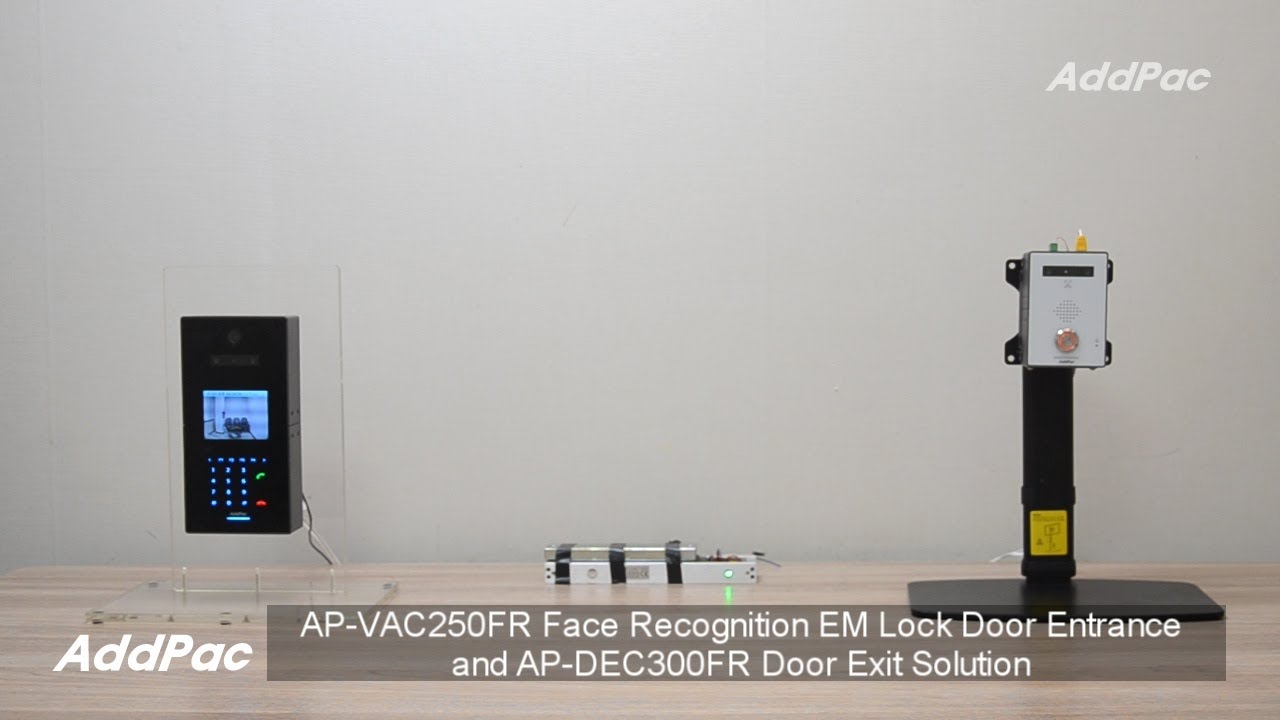 AP-VAC250FR Face Recognition EM Lock Door Entrance & AP-DEC300FR Door Exit Solution(얼굴인식 출입문 자동제어솔루션