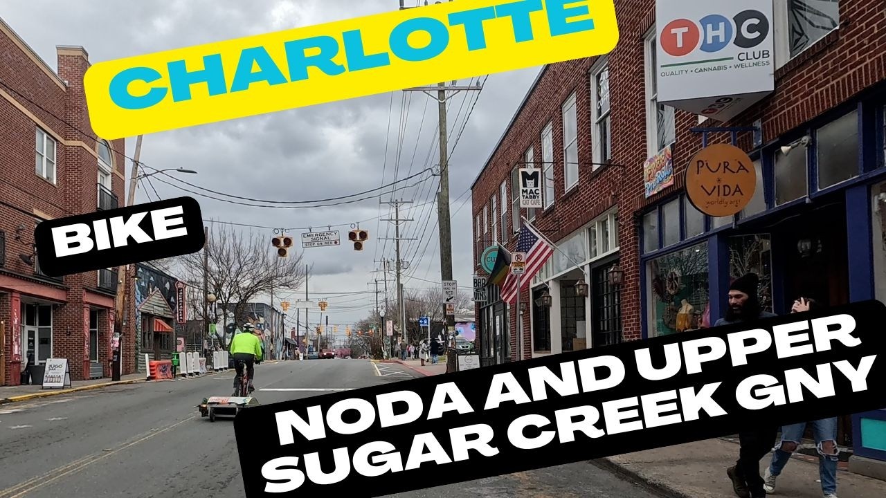 Bicycle Noda and Upper Little  Sugar Creek  Greenway