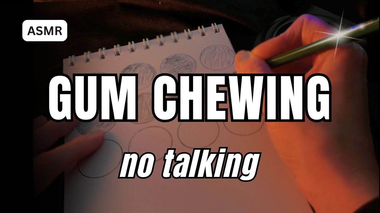 ASMR Gum Chewing 🌟 Tingly Mouth Sounds [No Talking]