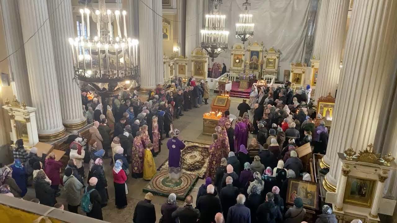 14.03.2026. Ранняя Литургия. СВЯТО-ТРОИЦКАЯ  АЛЕКСАНДРО-НЕВСКАЯ ЛАВРА. Троицкий собор.