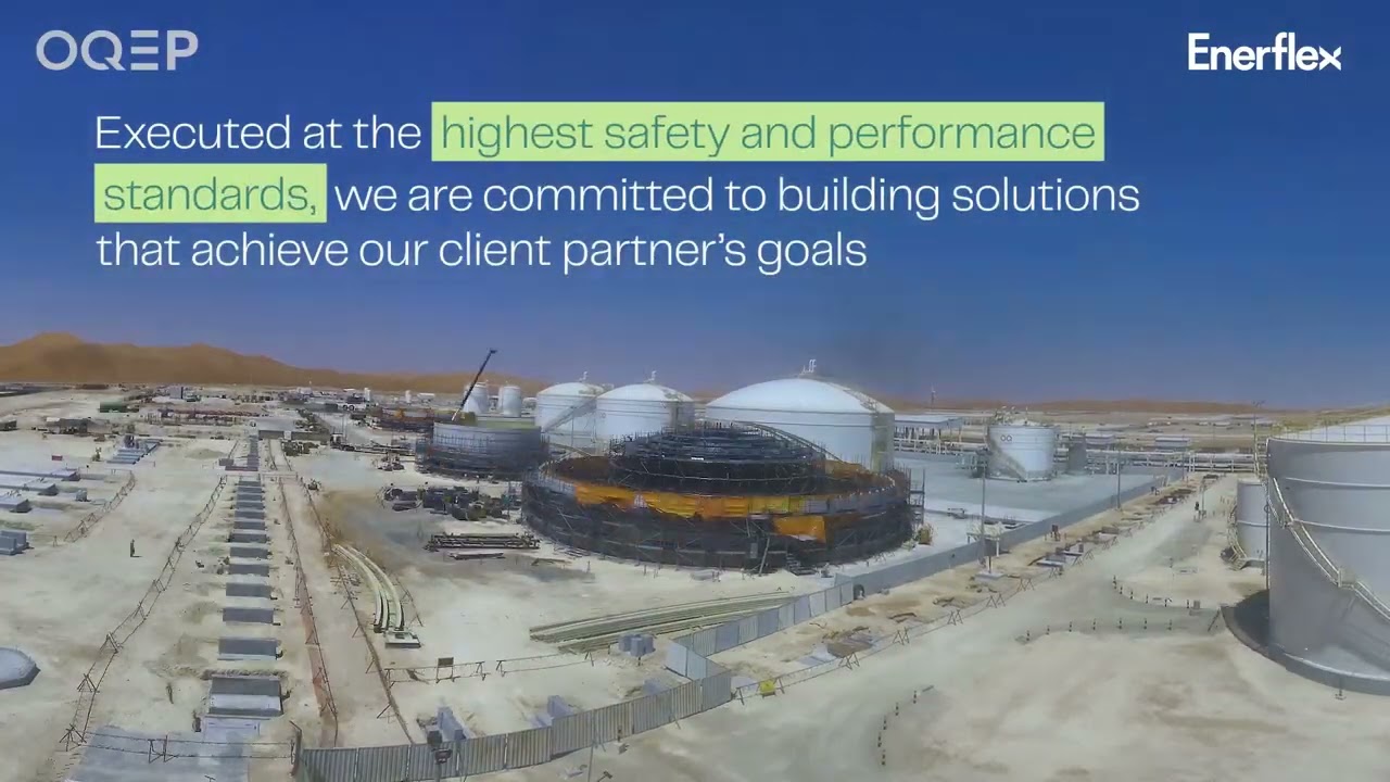Timelapse of Produced Water Facility |  Bisat-C for QQEP in Oman