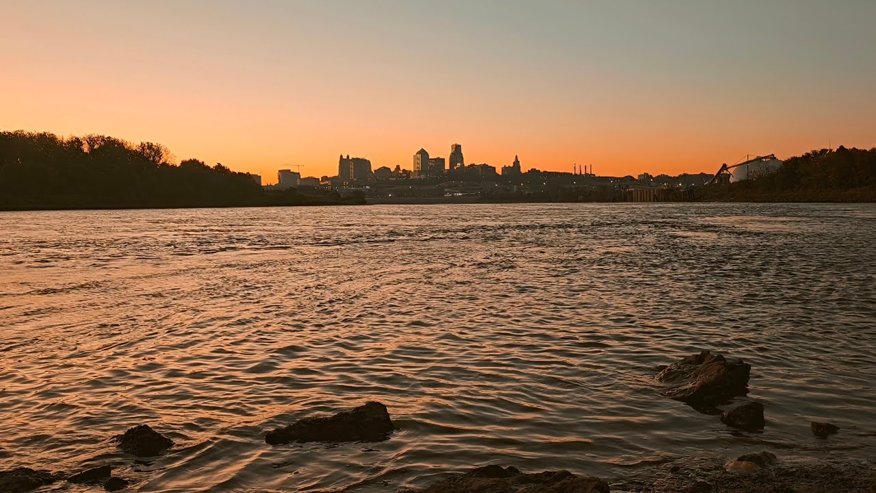Peaceful Sunrise at Kaw Point Park | Kansas City Morning by the River