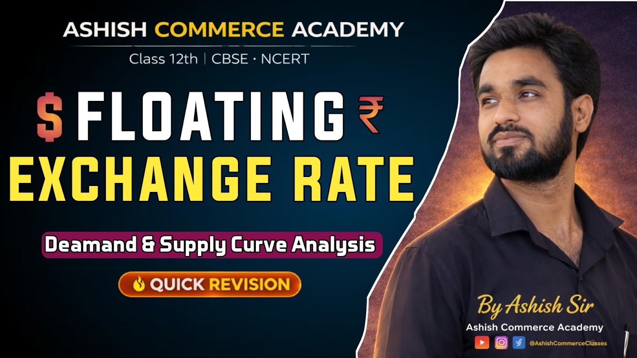 Floating Exchange Rate । Demand & Supply Curve Analysis । Types of Foreign Exchange Rate । Economics