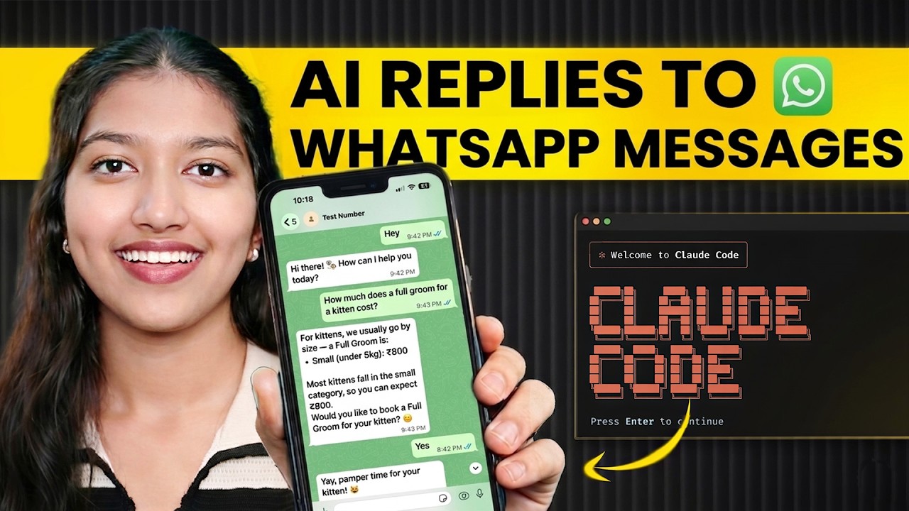 Создайте ИИ-агента для WhatsApp всего за 30 минут (учебник по Claude Code)