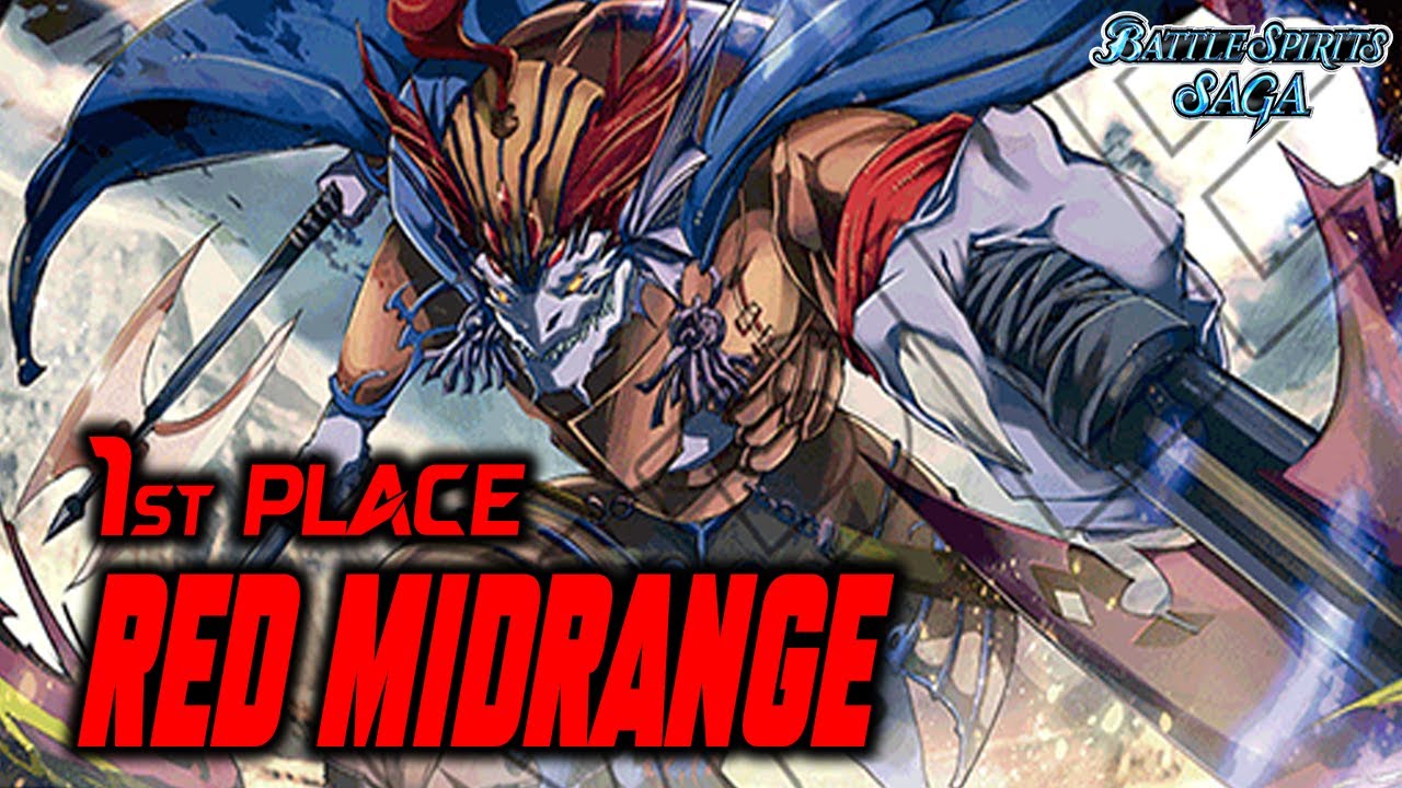 1st place Championship - Dario Portolani - (RED MIDRANGE) [Battle Spirits Saga]