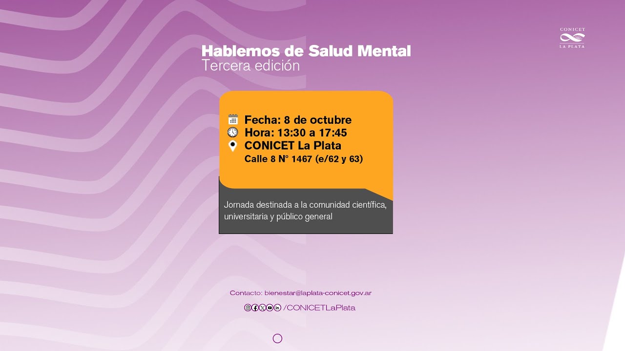 Hablemos de Salud Mental 2025 - Segunda parte