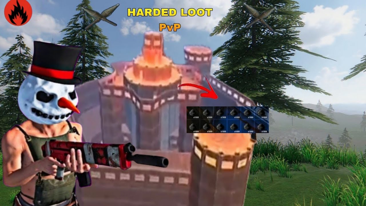 OXIDE Raiding Harded Loot Insane | Amazing PvP | Epic 1000 GP | #Окись #rust #oxide #survival