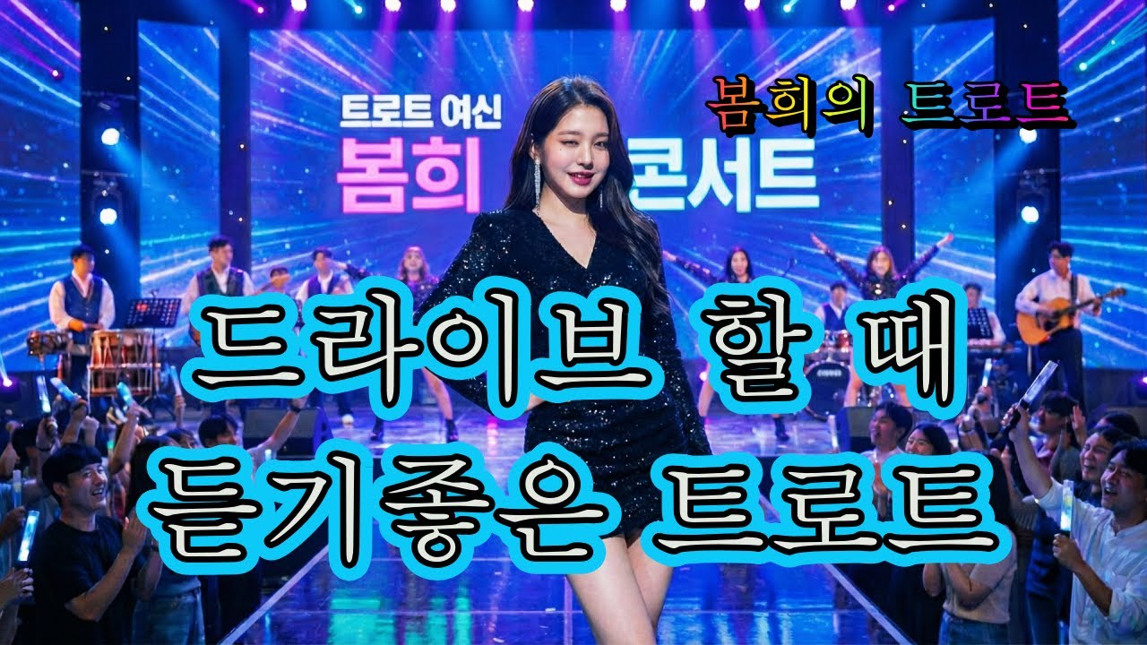 한밤에🌝 드라이브 할 때 듣기좋은 트롯이에요 광고없는 트로트 메들리👍