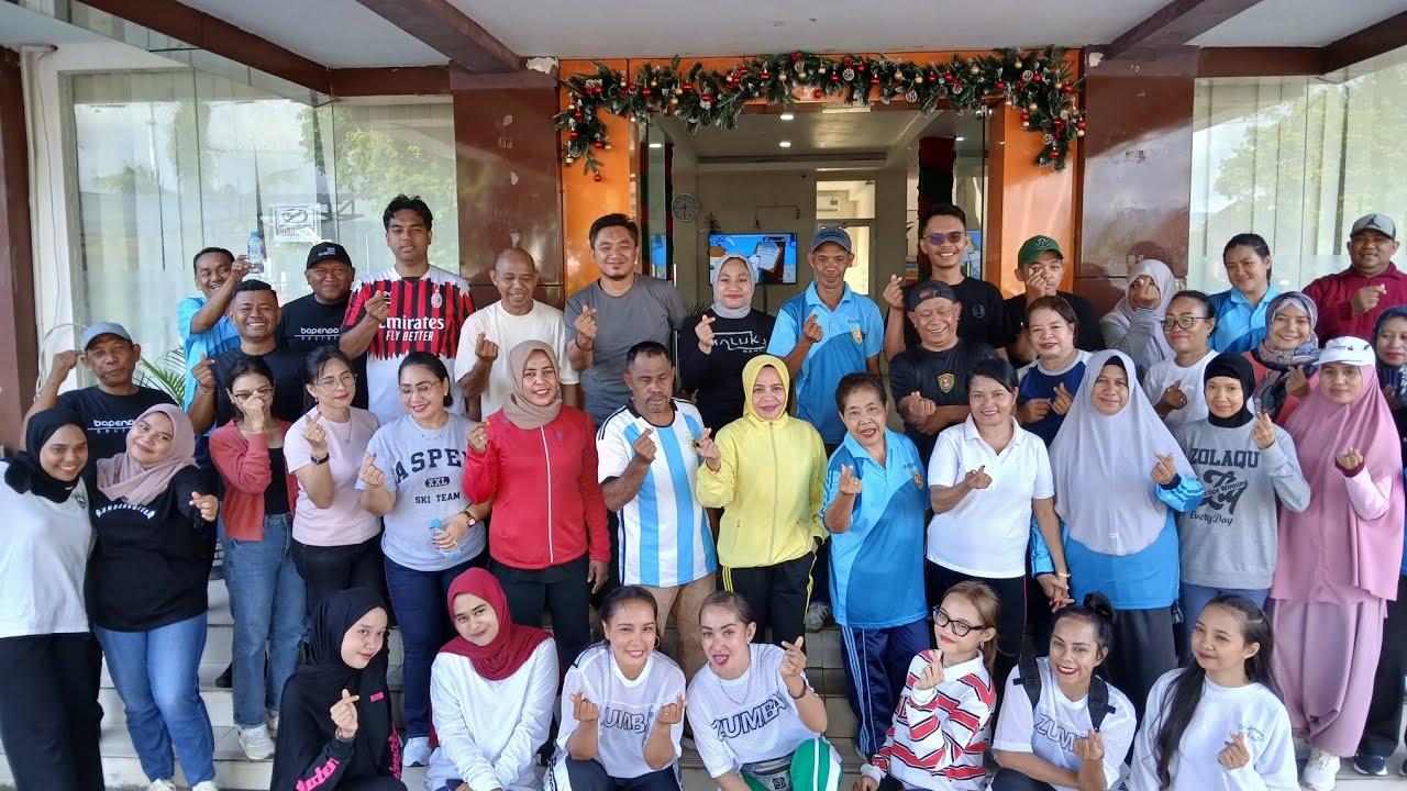 Senam Pagi,Bapenda Maluku, 09 Januari 2026 @malukuprovtv 
