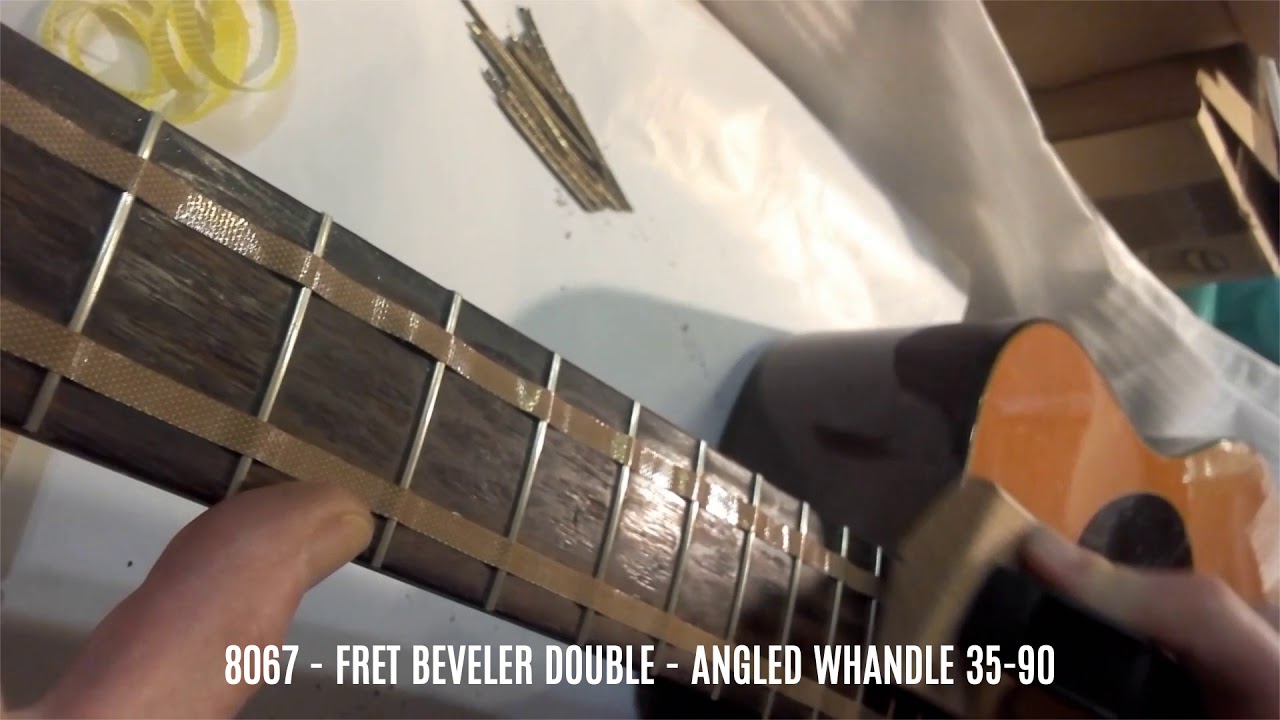 8067 SUMMIT&reg; Fret beveler double   angled whandle 35/90&deg;