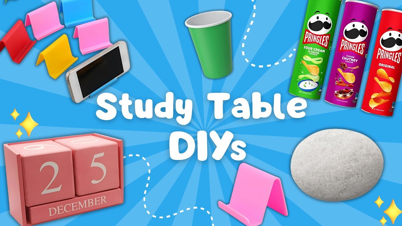 5 *Cute DIYs* for study table