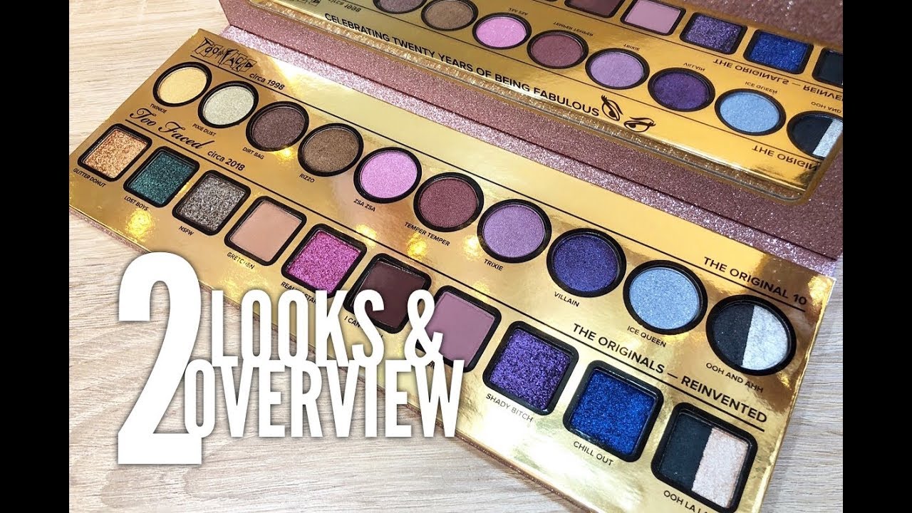 Too Faced 20th Anniversary Then & Now Palette: 2 Looks & Overview