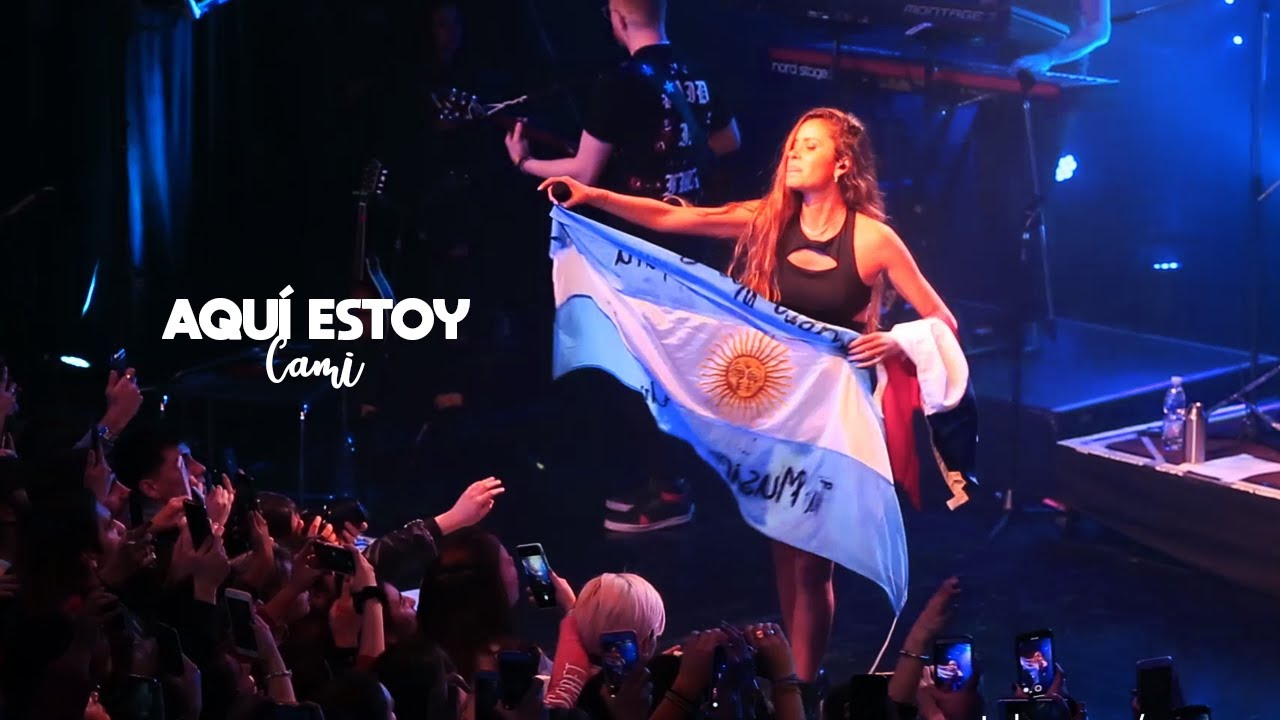Aquí estoy - Cami en vivo en La Trastienda, Buenos Aires.