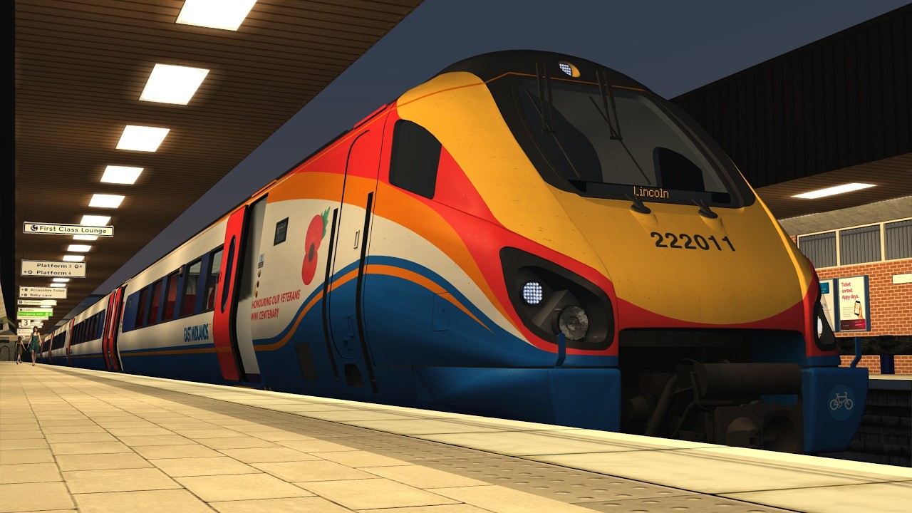 Train Sim Classic | 1D94 Leicester - Lincoln | Armstrong Powerhouse Class 222 Enhancement