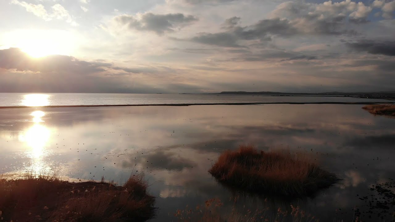 Van Kalesinden Günbatımı Ufukta Çarpanak Adası
