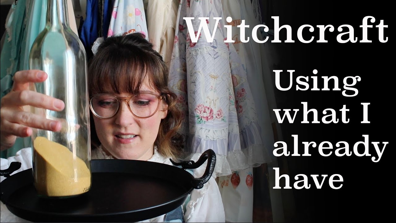 drawing sigils in sand | witchcraft with what I have on hand