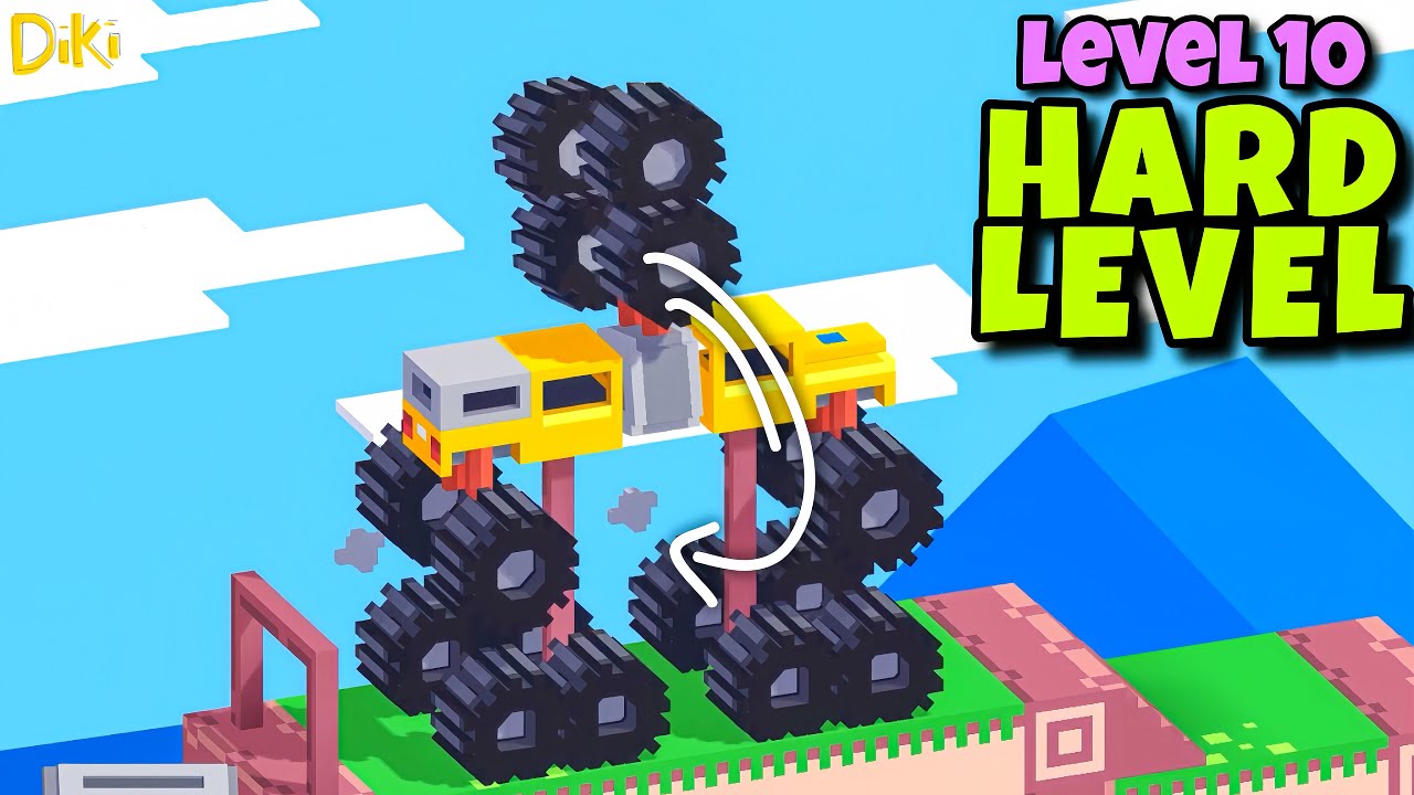 Fancade Drive G and Car Crushers, LEVEL 10 IS THE HARDEST LEVEL?