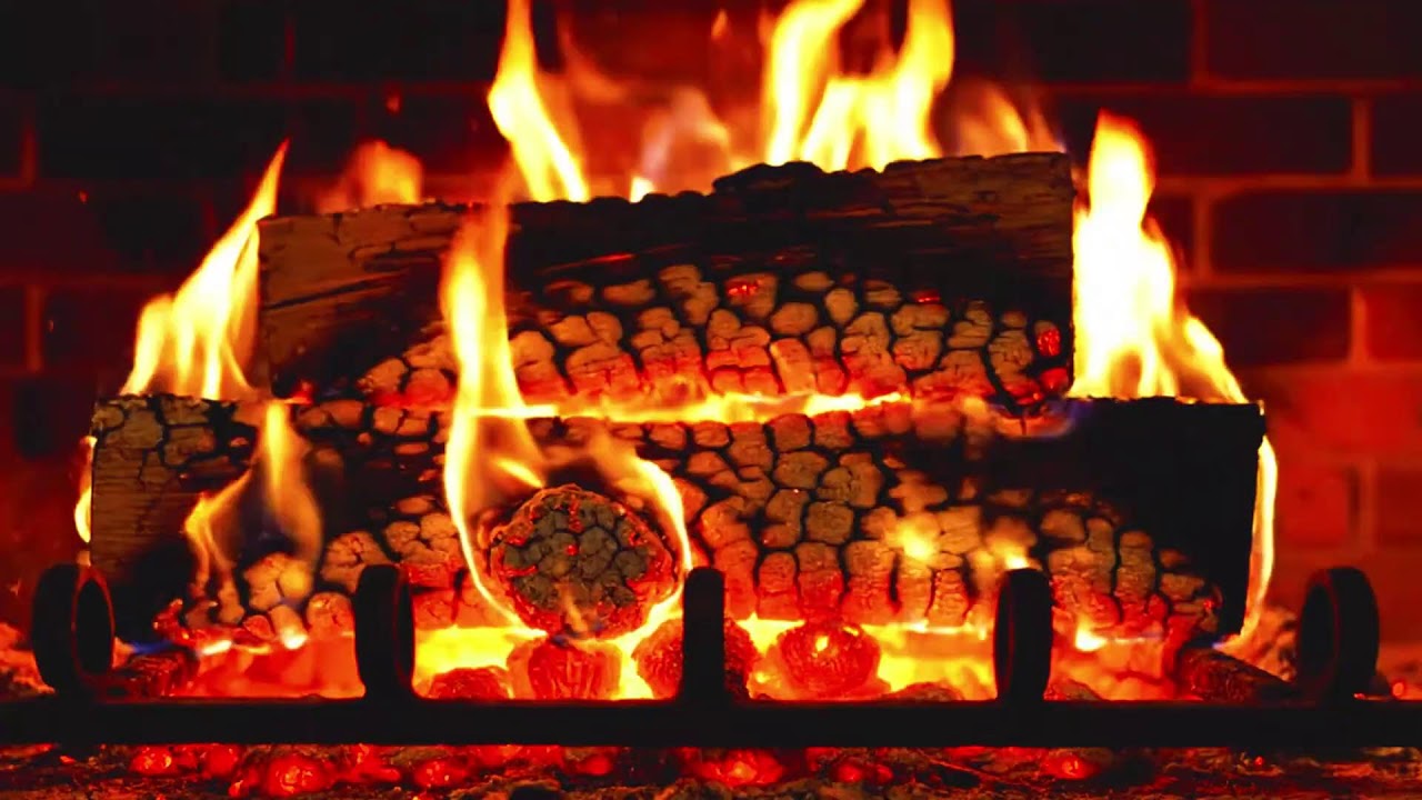 This Cozy Fireplace Will Melt Your Stress Away 🔥 Relaxing Fire Sounds