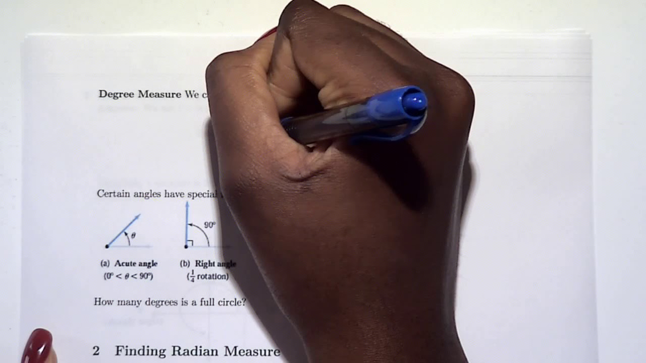 4.1 part 1 - Angles and Their Measure