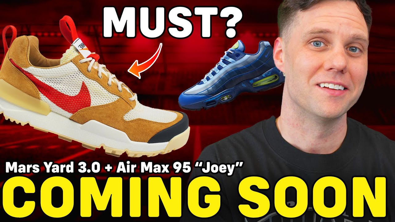 LIVE COP: NIKE AIR MAX 95 YU-GI-OH & TOM SACHS NIKE MARS YARD 3.0