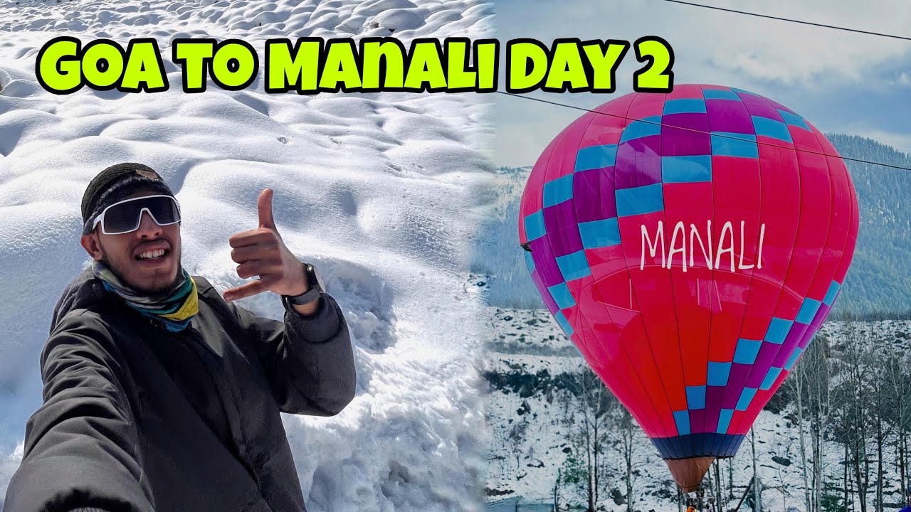 Manali || Goa to Manali Day 2 😍|| Goa to Manali train journey 