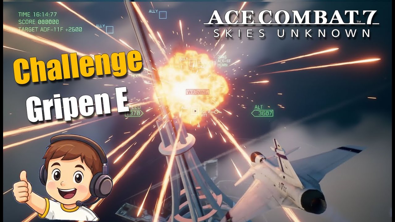 ACE COMBAT 7 : DARKBLUE Gripen Challenge ( ACE )