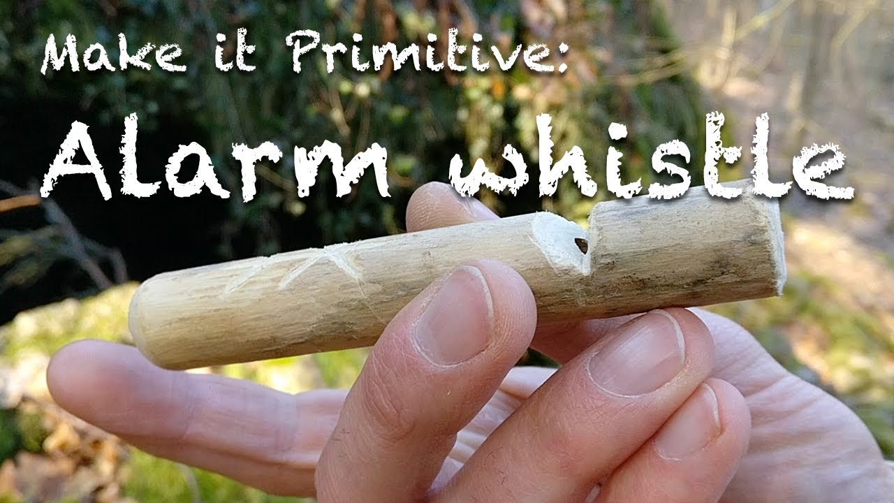 Primitive music 1: Making an elderberry whistle (survival whistle) 🎵