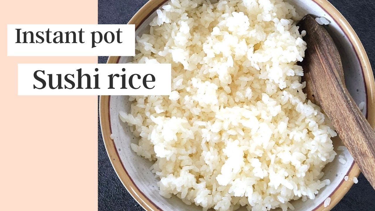 Instant pot sushi rice | How to make perfect sushi rice for sushi roll