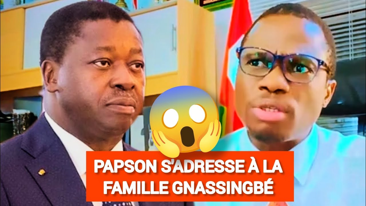 PAPSON MOUTITÉ S'ATTAQUE À FAMILLE GNASSINGBÉ (REGARDE ÇA)