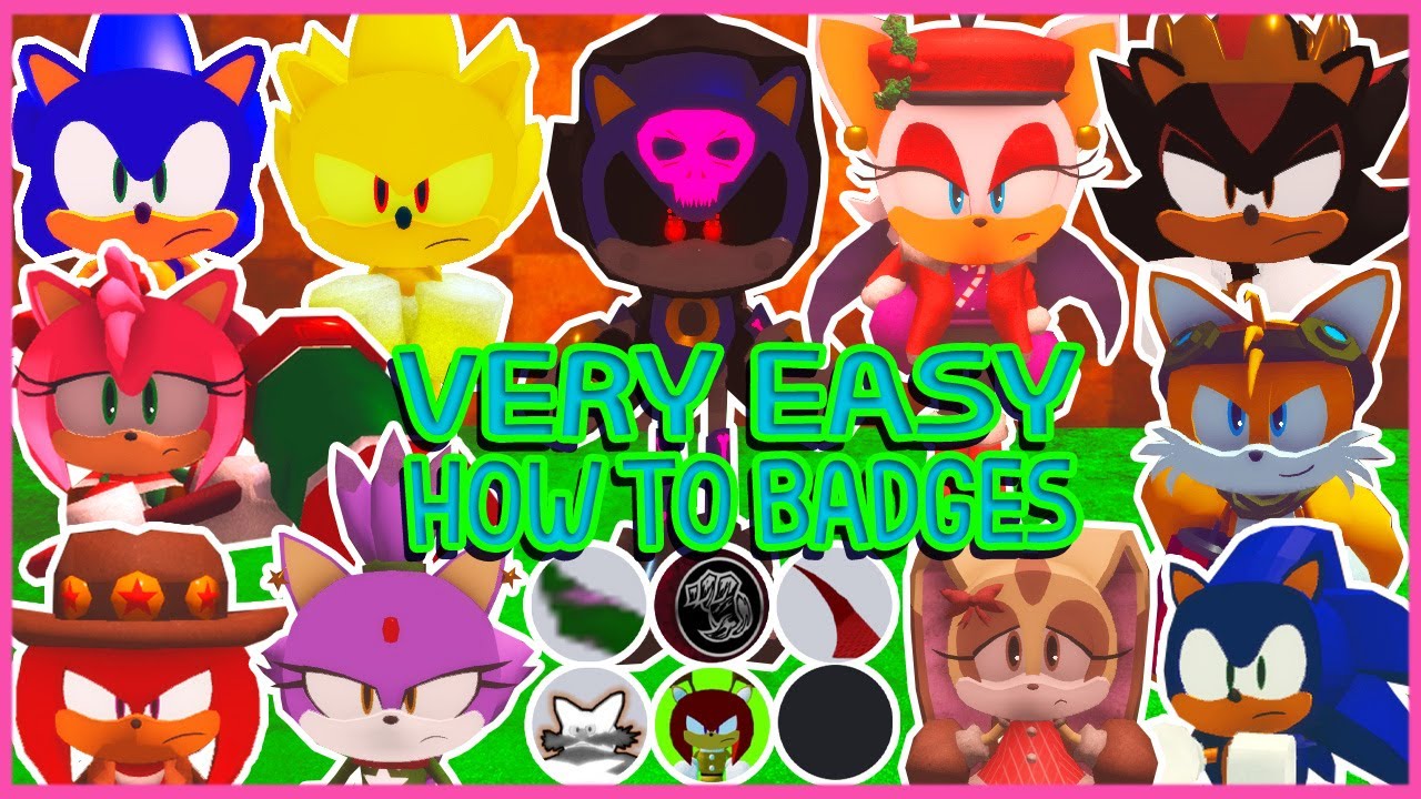 Roblox - How to get 6 Badges in Sonic.exe The extermination 1.4 alpha.