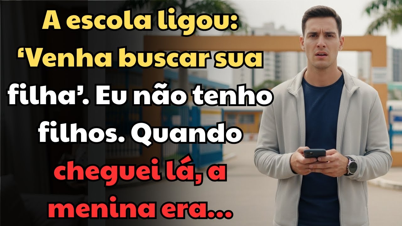 A escola ligou: ‘Venha buscar sua filha’. Eu não tenho filhos. Quando cheguei lá, a menina era…