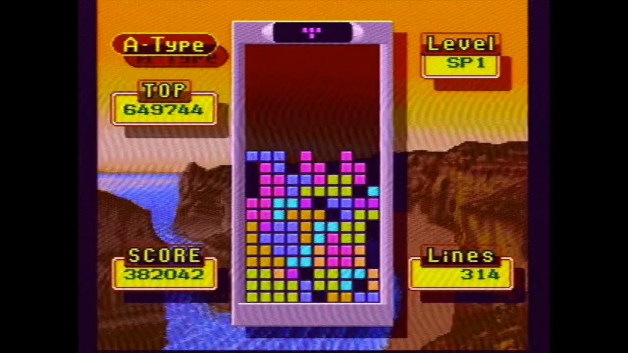 SFC『スーパーテトリス2＋ボンブリス』SUPER TETRIS2＋BOMBLISS ※プレイ動画 【スーパーファミコン】【スーファミ】