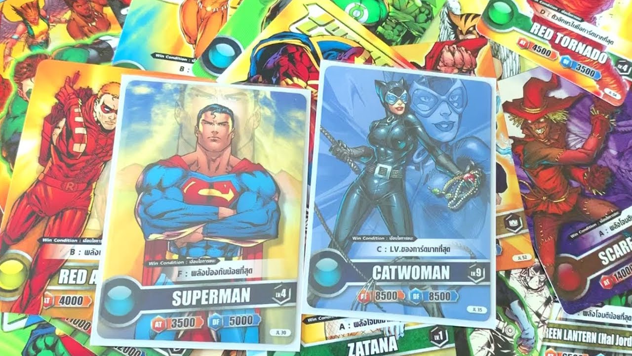 Justice League Game Cards