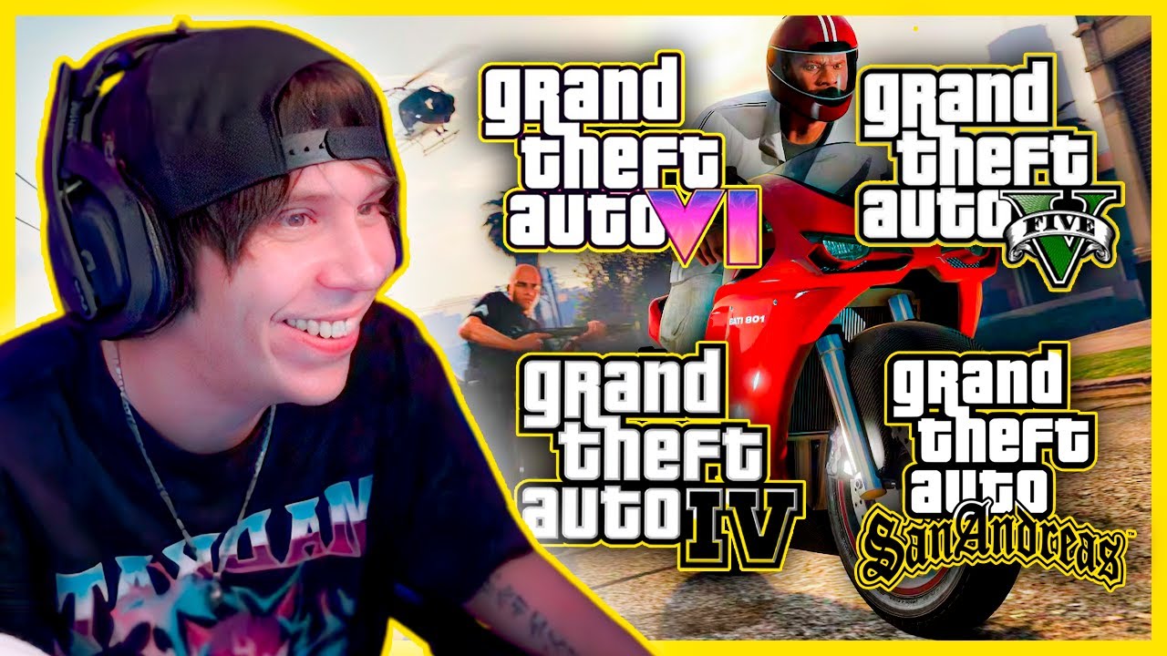 RUBIUS REACCIONA A TODOS LOS TRÁILERS DE GTA (12/12/2024)