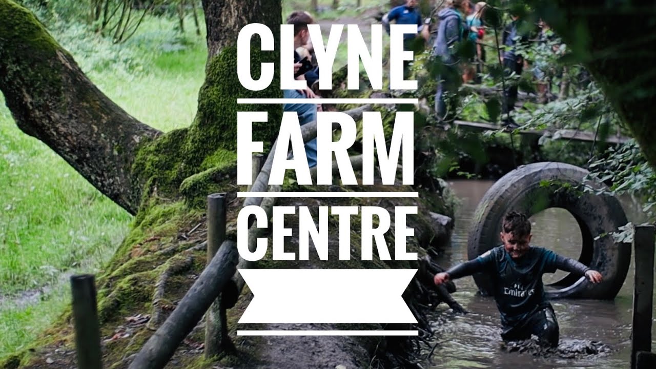 The boys take on CLYNE FARM ASSAULT COURSE