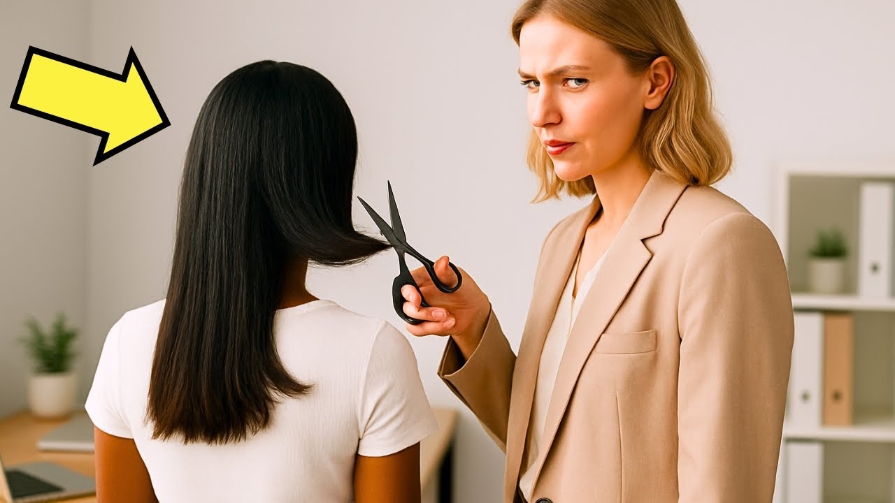 ESTILISTA SE BURLA DEL CABELLO DE MUJER NEGRA… SIN SABER QUE ERA LA JEFA DE SU ESPOSO