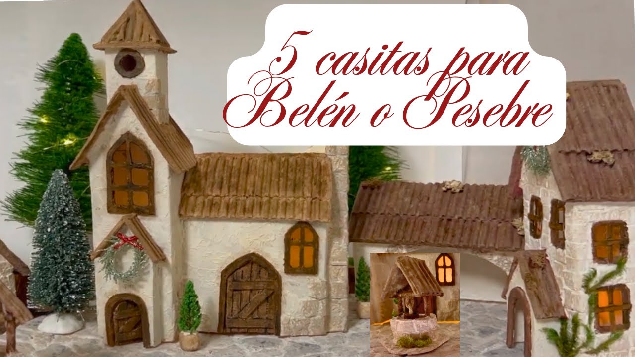 🎁🎄CREA UN BELÉN ÚNICO CON MATERIALES RECICLADOS🎄🎁