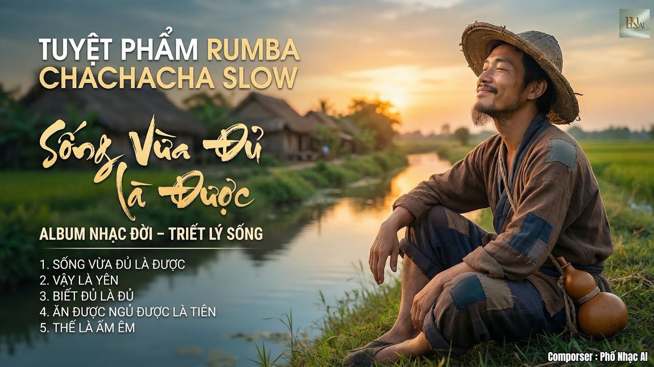TUYỂN TẬP NHẠC ĐỜI RUMBA CHACHA SLOW - Nhạc Triết Lý Sống Hay Nhất | Sống Vừa Đủ Là Được - Vol 1