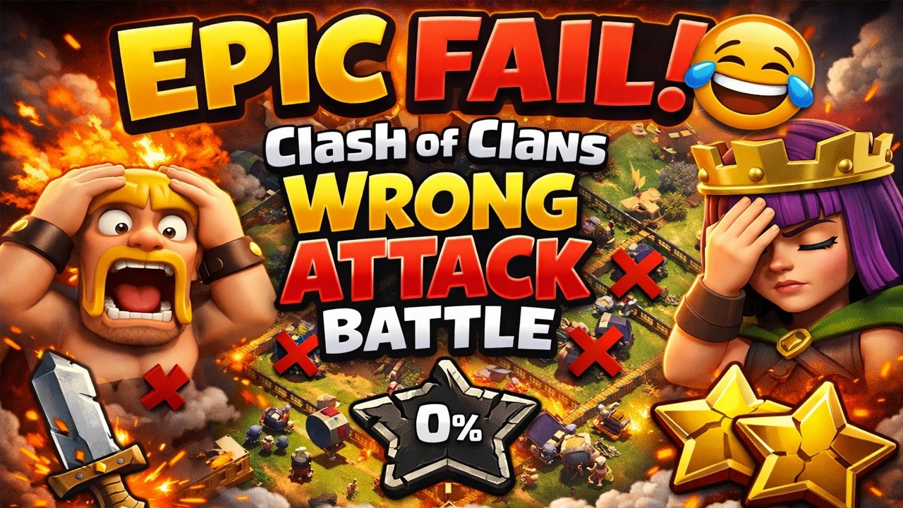 What Happens When You Launch a WRONG ATTACK in Clash of Clans?