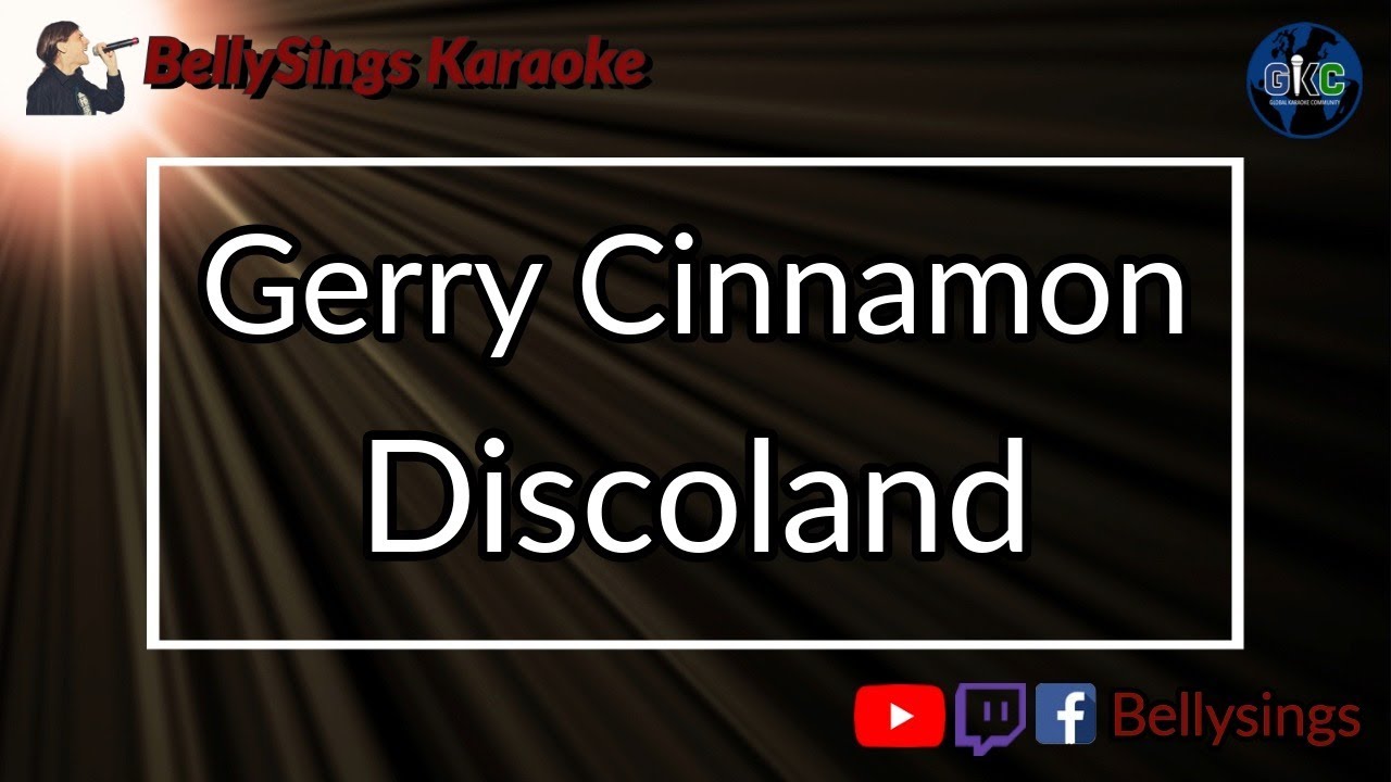 Gerry Cinnamon - Discoland (Live at Hampden Park) (Karaoke)