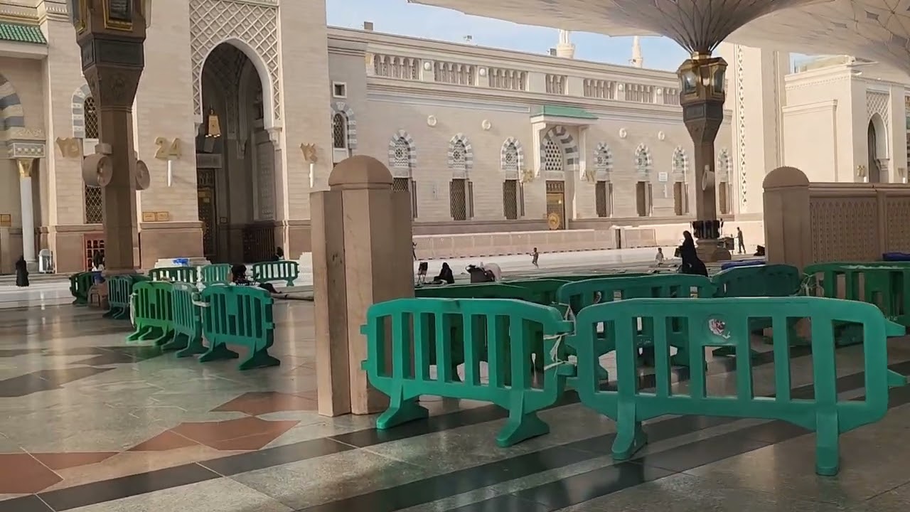 المدينة فاضيه من المعتمرين هنيئا لحجاج هذا العام واخيرا فيديو من شوارع المدينه المنوره ادعولي