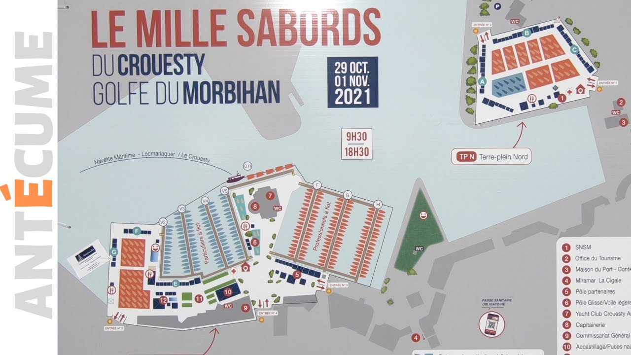 ⛵️Le mille Sabords 2021, port du Crouesty Morbihan Salon des bateaux d’occasions👀