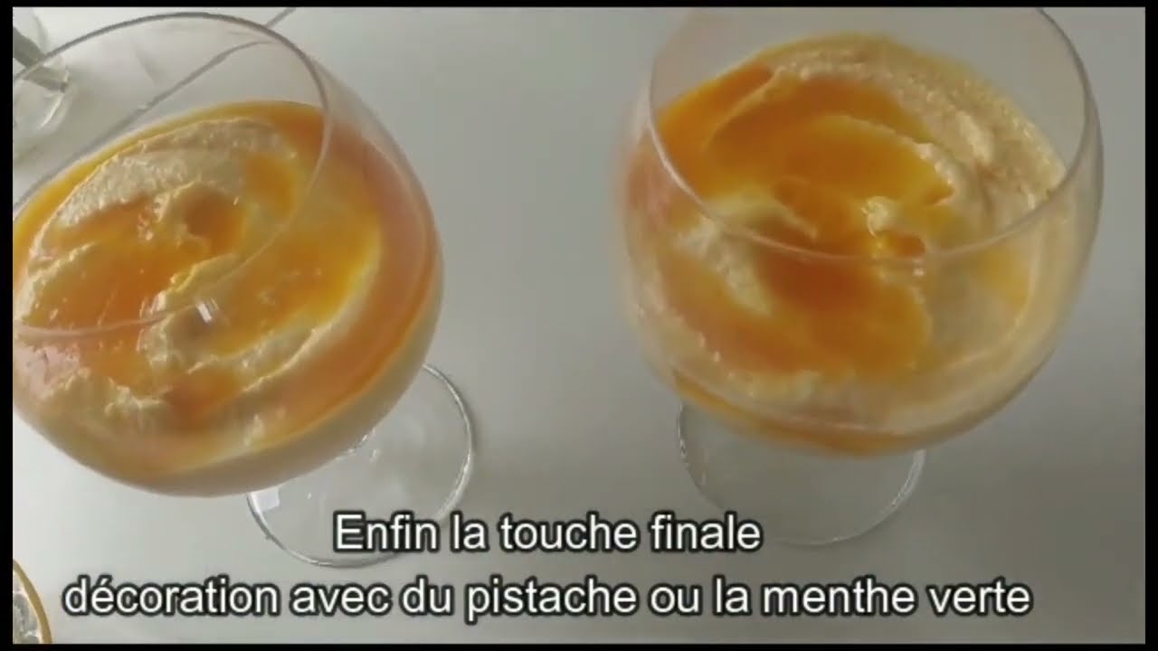 Délicieuse mousse aux abricots secs, crémeux et saveurse, un vrai delice ! #recette #mousse