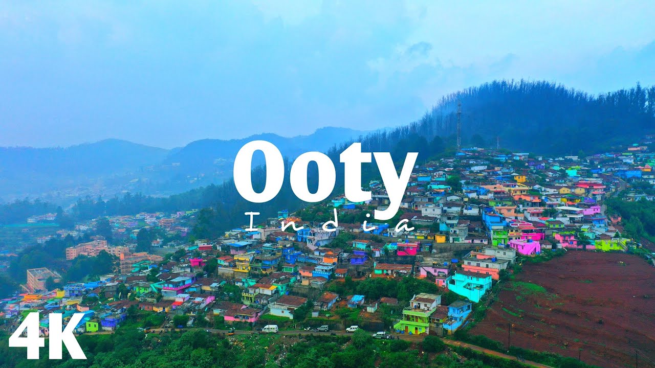 ROW FOOTAGE 4K VIDEO | OOTY BEST FOOTAGE 2022 | DRONE FOOTAGE | Ooty in (4K) Drone shots